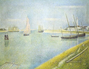  1890 - den Kanal bei Gravelines in Richtung des Meeres 1890